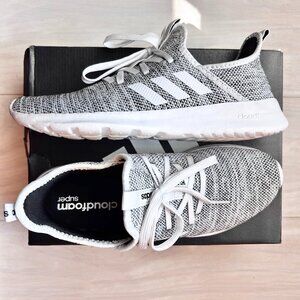 Adidas Women's Black and White Cloudfoam Sneakers